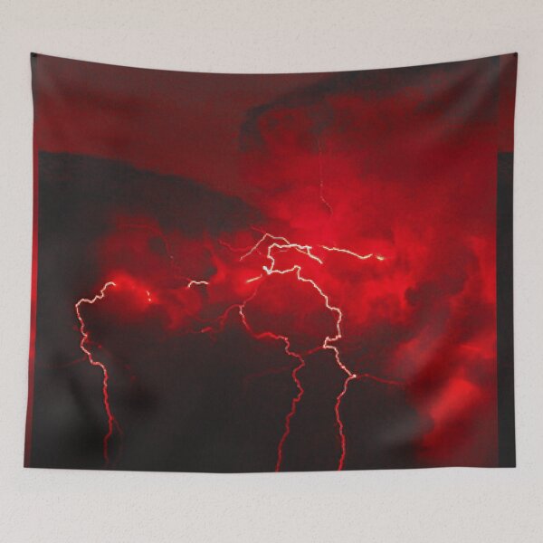 Item preview, red lightening designed and sold by sqftv.