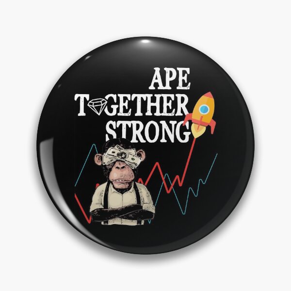 Item preview, Ape Together Strong Funny Stock Market Gorilla Rocket Meme designed and sold by Dressed For  Duty.
