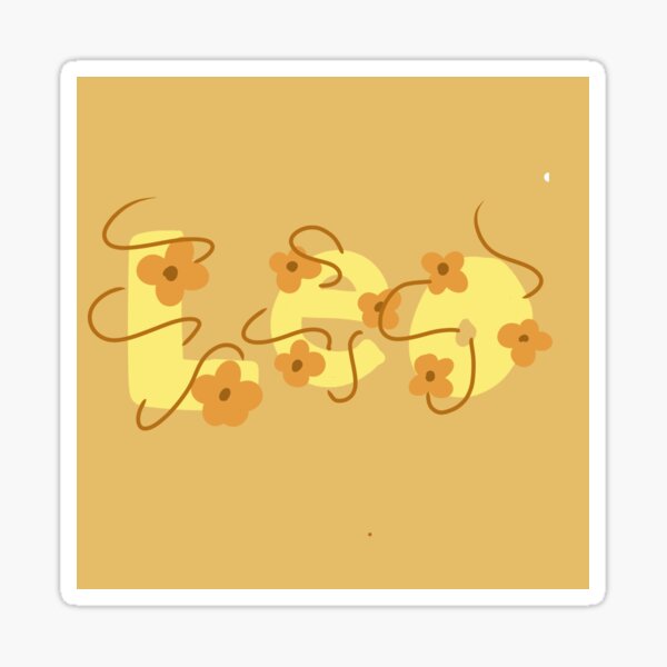 Leo Sign Sticker