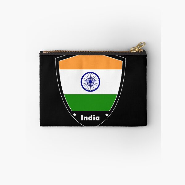 Artikelvorschau, Indien Flaggenabzeichen entworfen und verkauft von Gina-Driada.