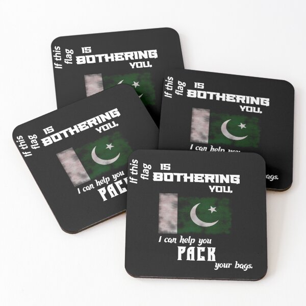 Item preview, Pakistani flag - pack your bags designed and sold by 2Girls1Shirt.