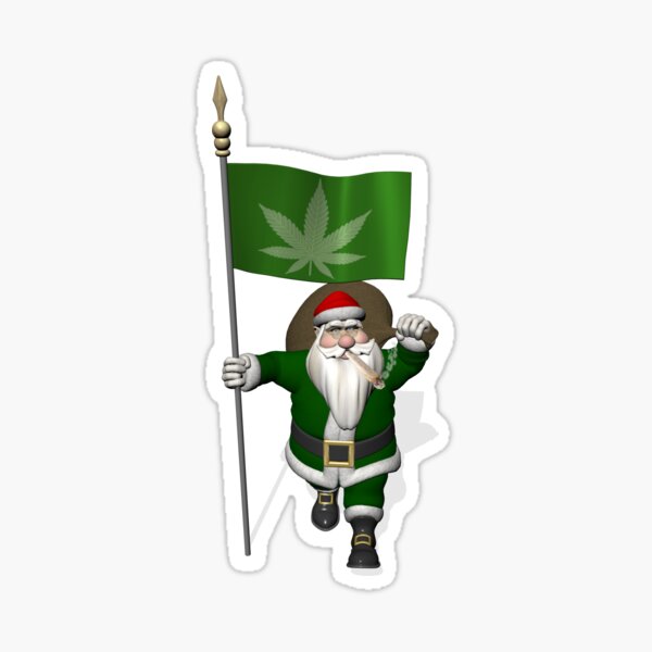 Item preview, Santa Claus Loves Cannabis designed and sold by Mythos57.