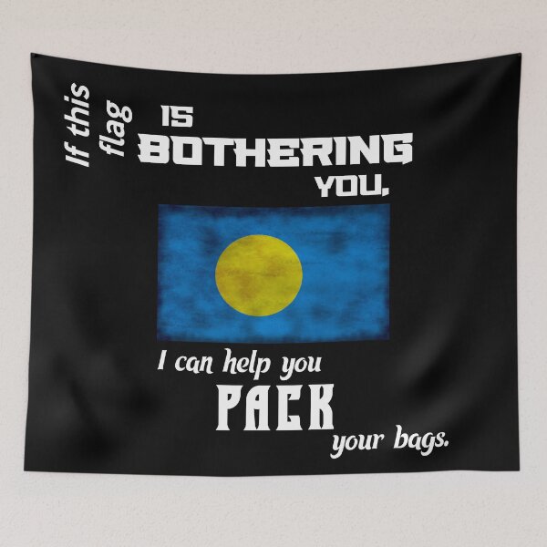 Item preview, Paluan flag - pack your bags designed and sold by 2Girls1Shirt.