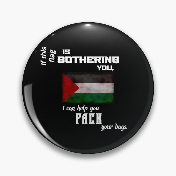 Item preview, Palestinian flag - pack your bags designed and sold by 2Girls1Shirt.