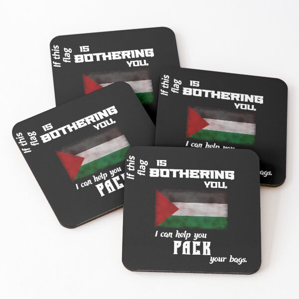 Item preview, Palestinian flag - pack your bags designed and sold by 2Girls1Shirt.