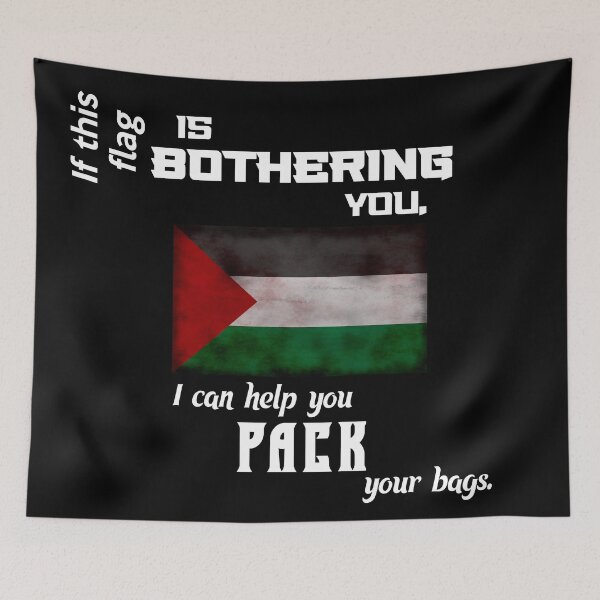 Item preview, Palestinian flag - pack your bags designed and sold by 2Girls1Shirt.