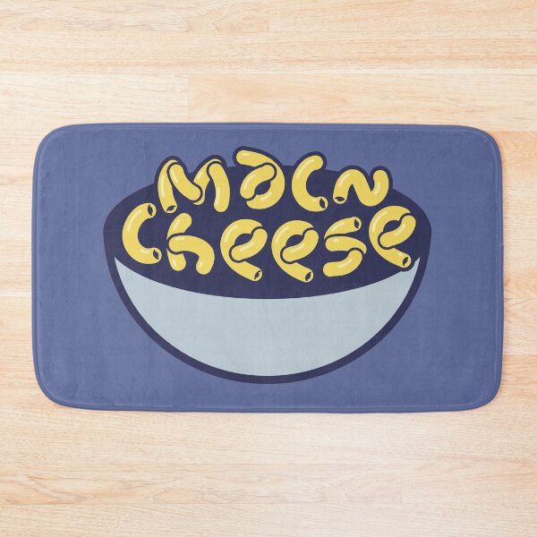 Item preview, Delicious macaroni and cheese in a blue bowl designed and sold by Sociojunkie.