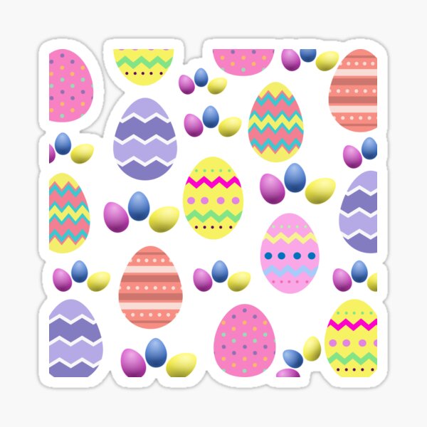 Item preview, Easter Day Colorful Eggs designed and sold by BhavyaBathla.