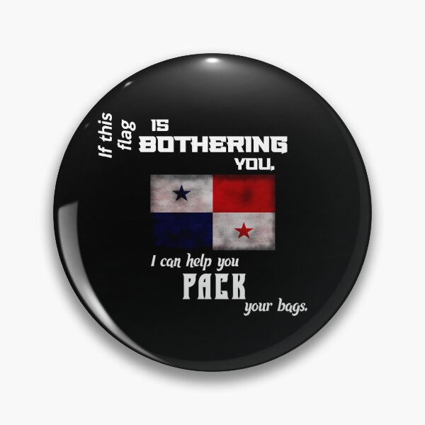 Artikelvorschau, Panamaische Flagge - pack deine Koffer entworfen und verkauft von 2Girls1Shirt.