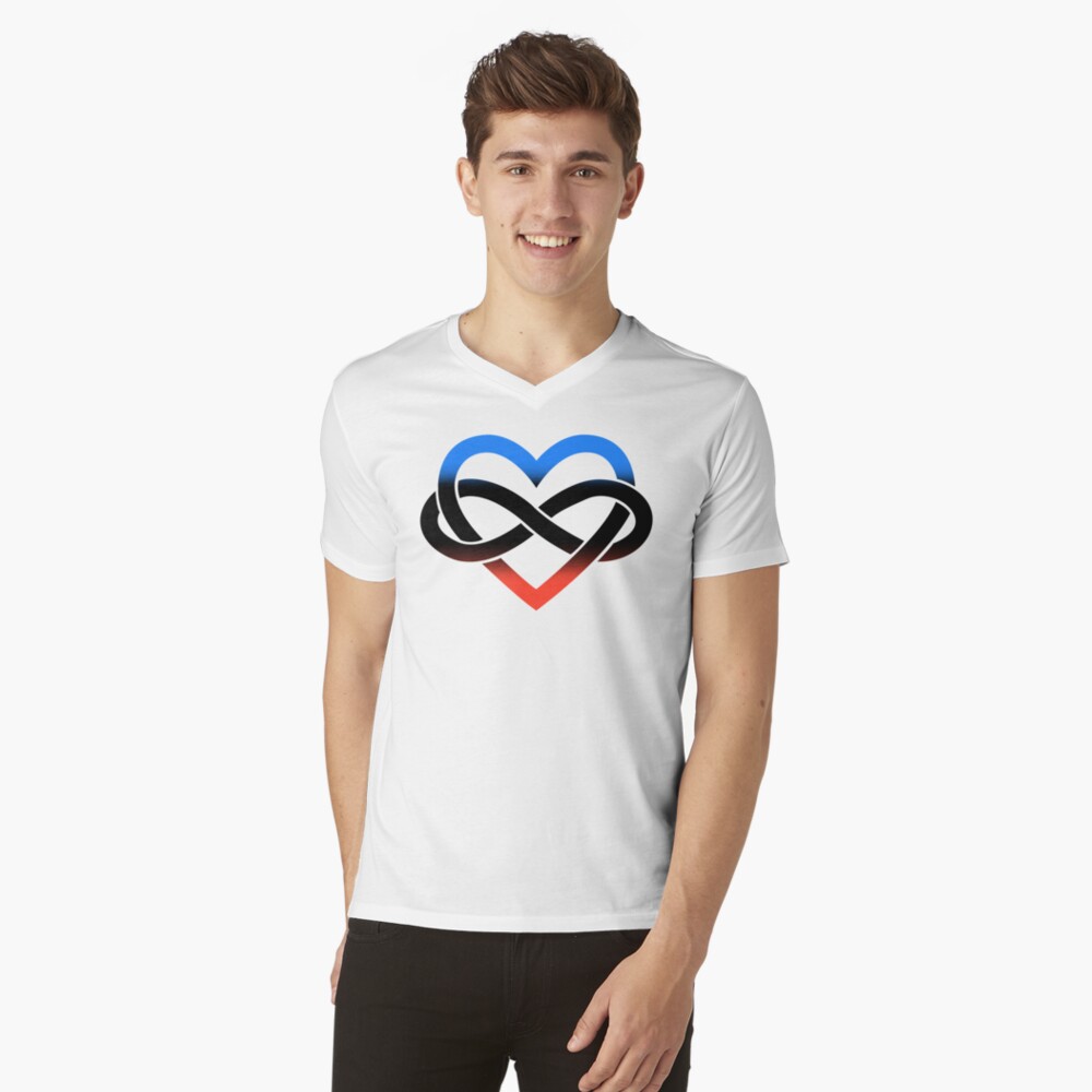 Item preview, V-Neck T-Shirt designed and sold by polyphiliashop.