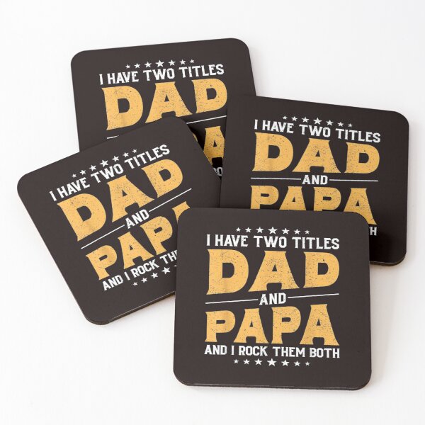 Item preview, I Have Two Titles Dad And Papa And I Rock Them Both | Gift For Dad designed and sold by ThuyPhamStore.