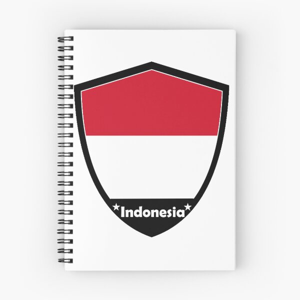 Artikelvorschau, Indonesien Flaggenabzeichen entworfen und verkauft von Gina-Driada.