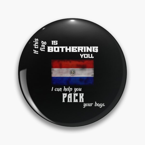 Item preview, Paraguayan flag - pack your bags designed and sold by 2Girls1Shirt.