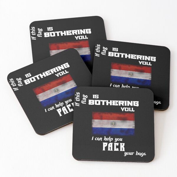 Item preview, Paraguayan flag - pack your bags designed and sold by 2Girls1Shirt.