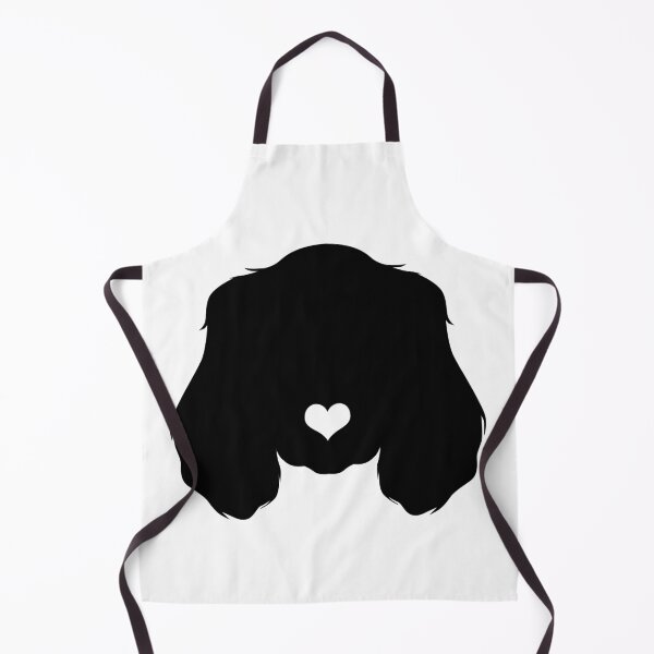 Item preview, funny cocker spaniel face heart dog black designed and sold by alaechamlal.