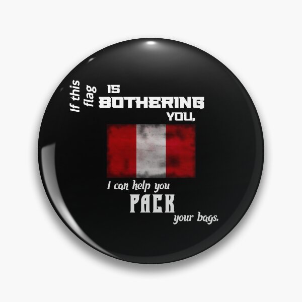 Item preview, Peruvian flag - pack your bags designed and sold by 2Girls1Shirt.