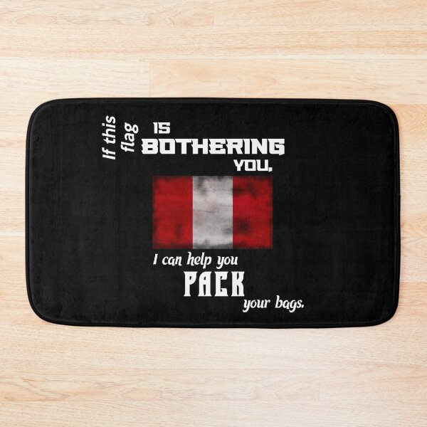 Item preview, Peruvian flag - pack your bags designed and sold by 2Girls1Shirt.