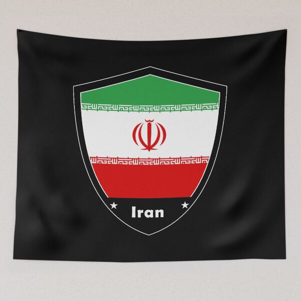 Artikelvorschau, Iran Flag Badge entworfen und verkauft von Gina-Driada.