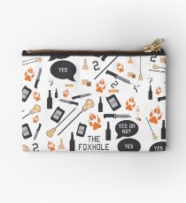 Das Foxhole Gerichtsmuster Täschchen