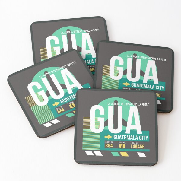 Item preview, Guatemala City (GUA) Airport Code Baggage Tag designed and sold by SLAG-Creative.