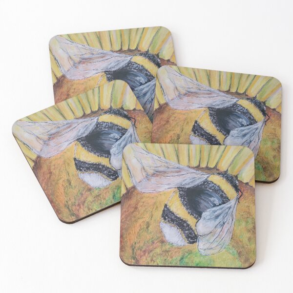 Item preview, Busy Bee and Sunflower designed and sold by JYEmeryArt.