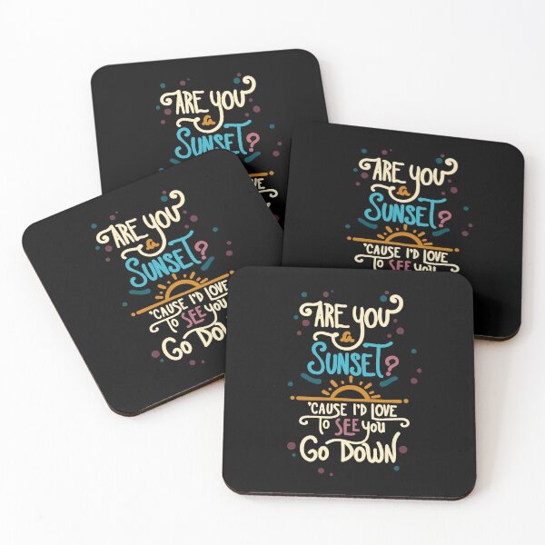 Item preview, Are You A Sunset - Funny Innuendo Pick Up Line designed and sold by supermara.