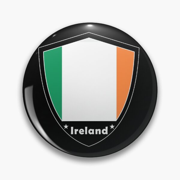 Artikelvorschau, Irland Flaggenabzeichen entworfen und verkauft von Gina-Driada.