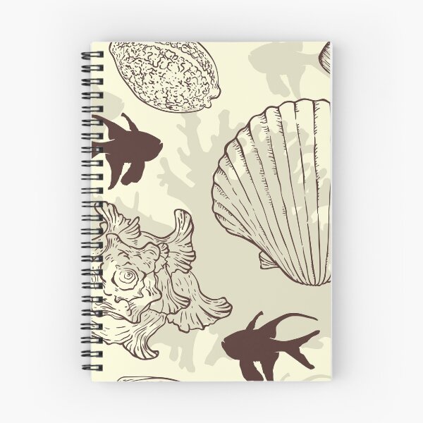 Item preview, Sea Shells and Sea Life Pattern designed and sold by PosterpartyCo.