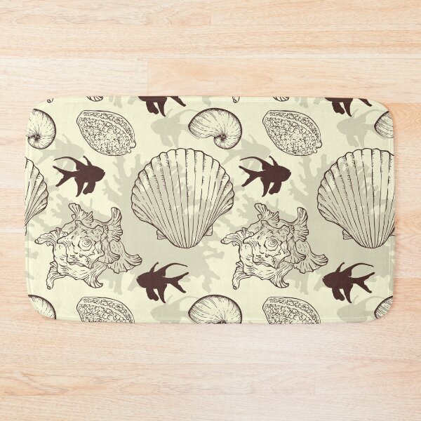 Item preview, Sea Shells and Sea Life Pattern designed and sold by PosterpartyCo.
