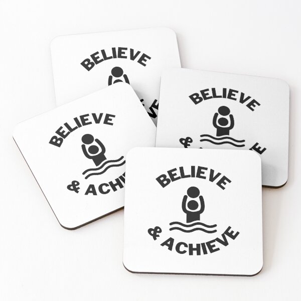 Item preview, Water polo: Believe & Achieve designed and sold by TheGreenGoat.