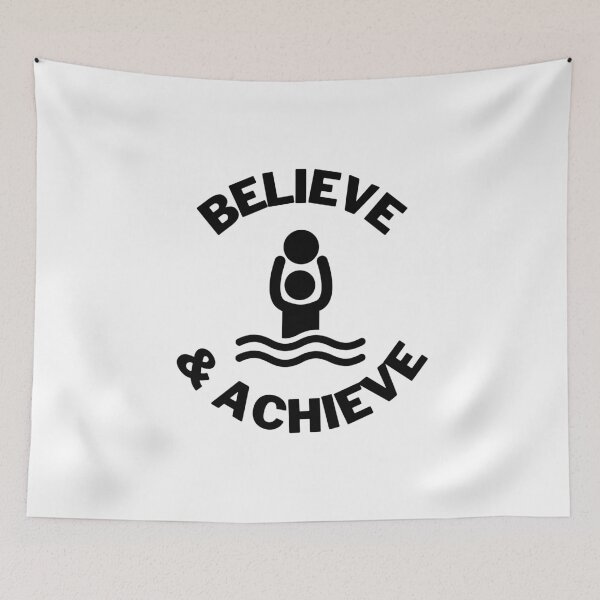 Item preview, Water polo: Believe & Achieve designed and sold by TheGreenGoat.