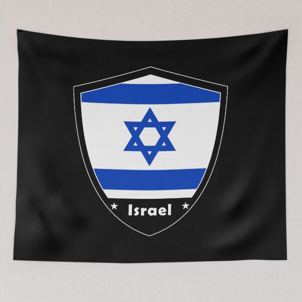 Artikelvorschau, Israel Flag Badge entworfen und verkauft von Gina-Driada.