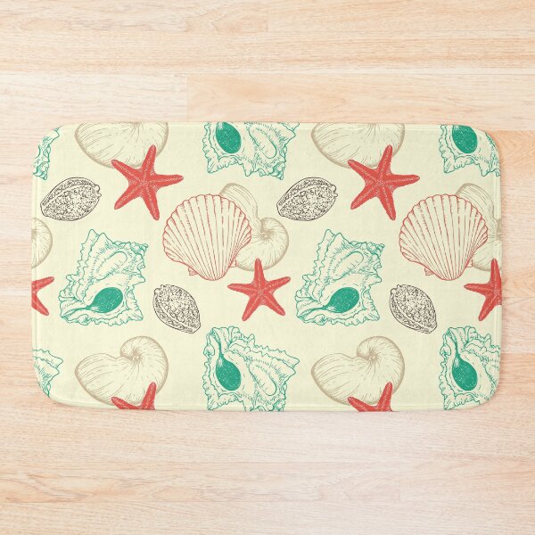 Item preview, Sea Shells and Sea Life Pattern designed and sold by PosterpartyCo.