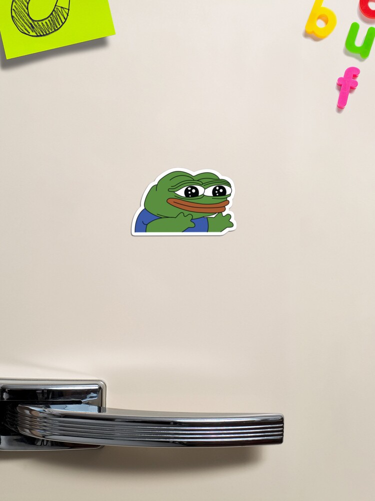 Pepega -Twitch Emote Sticker for Sale by renukabrc