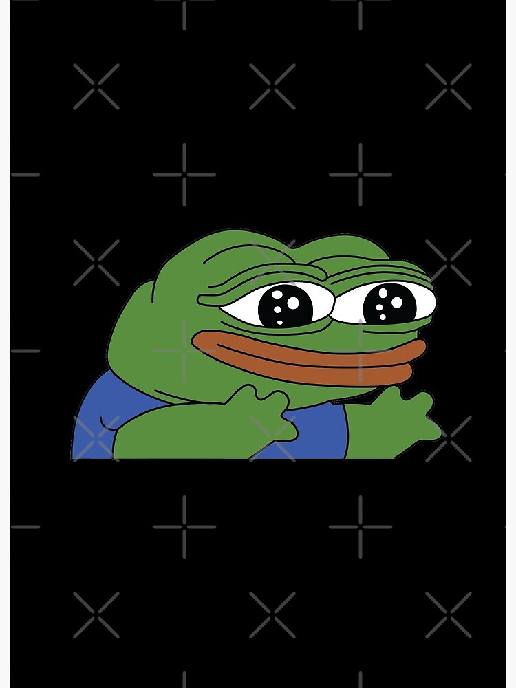 Pepega in HD Twitch Emote | Art Board Print