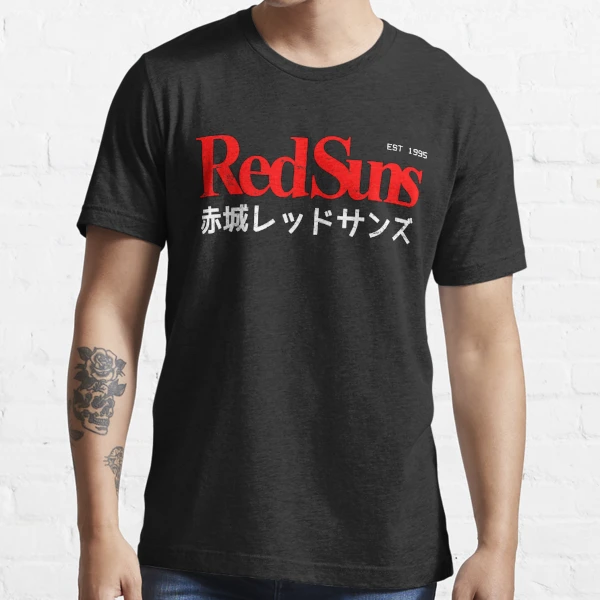 Red Suns Initial D Anime Baseball Jersey - Binteez