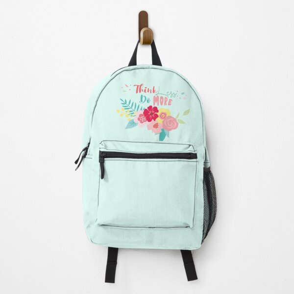 Item preview, Think less do more |colorful motivational quote with flowers designed and sold by raghda-s-m.