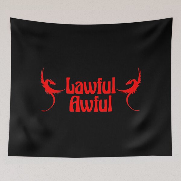 Item preview, Lawful Awful Alignment Funny Tabletop RPG Vintage Retro designed and sold by WPahat.