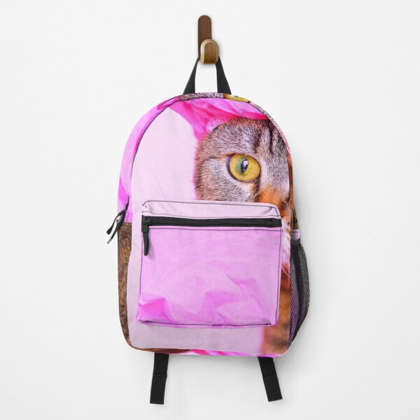 Item preview, cute cat with red nose designed and sold by GabyVGalindo.