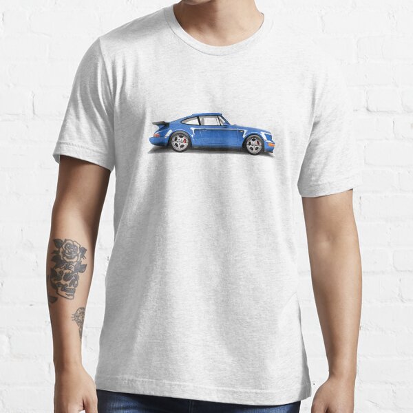Porsche 911 Turbo (965) (blue) Essential T-Shirt