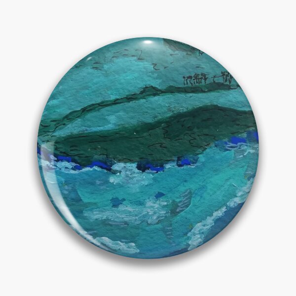 Item preview, Distant Island accross rough seas designed and sold by Yvoreed.