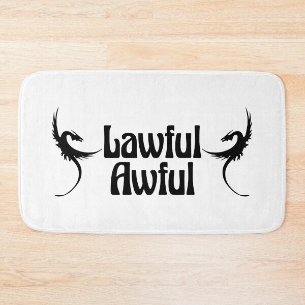 Item preview, Lawful Awful Alignment Funny Tabletop RPG Vintage Retro designed and sold by WPahat.