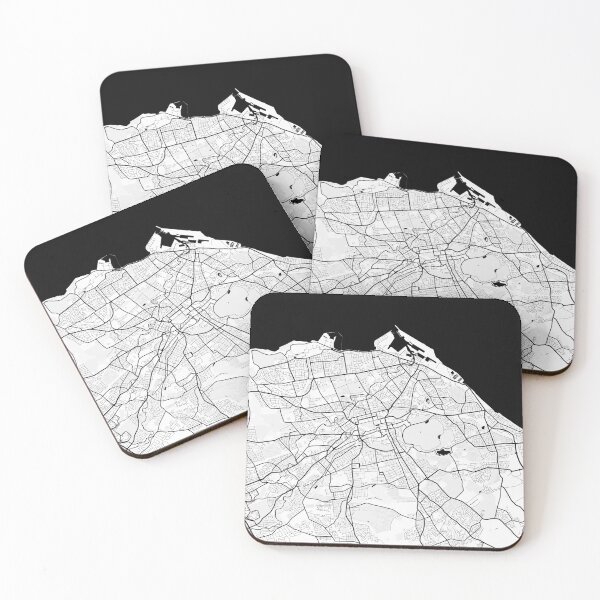 Item preview, Edinburgh - Minimalistic Greyscale Map designed and sold by AidanMDesigns.