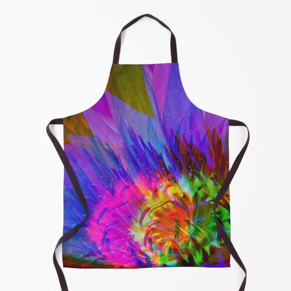 Abstract Water Lily Apron