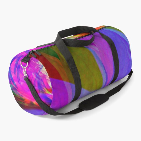 Abstract Water Lily Duffle Bag