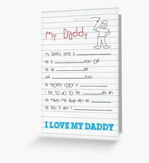 Father's day card Greeting Card