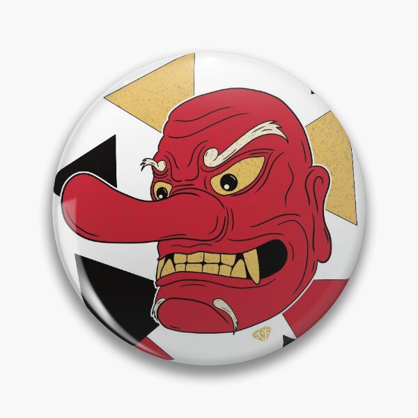 Item preview, Japanese Tengu Mask designed and sold by OrNissimDesigns.