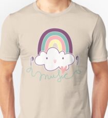 I Love Music Doodle Unisex T-Shirt