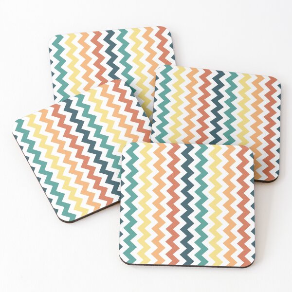 Item preview, Zig-zag vertical sunset colors designed and sold by Doodleslover.