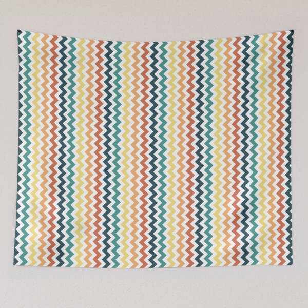 Item preview, Zig-zag vertical sunset colors designed and sold by Doodleslover.